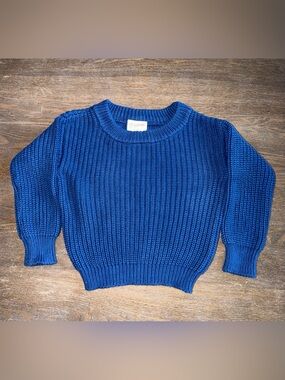 Gigi and Max Navy Blue Sweater size 6-12 mo